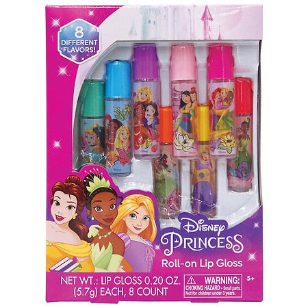 Disney Princess Lip Gloss - 0.2 oz x 8 pack