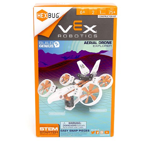 HEXBUG Vex Robotics Aerial Drone Explorer STEM Starter Construction Kit 75+ NEW