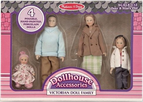 Melissa & Doug Victorian Doll Family